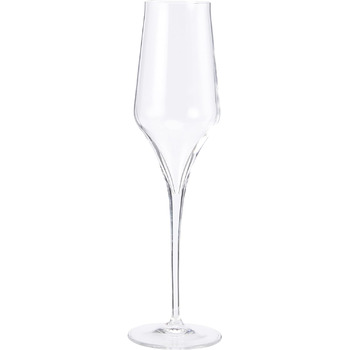 Коробка из 6 бокалов для шампанского Crystal Transparent 6,4 x 6,4 x 25 см, 7540461 Supremo