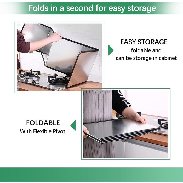 Сложная защита от брызг из нержавеющей стали 80 х 45 х 40 см Generisch