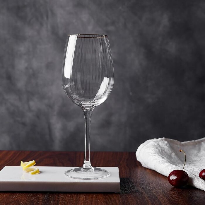 Преміальні келихи для вина 4 шт 411 мл Royalrose