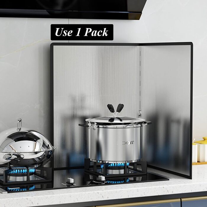 Складаний бризкозахисний екран для варильних поверхонь 2 шт TiciKim