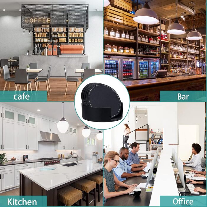 Набір підставок під напої 6 шт MengH-SHOP