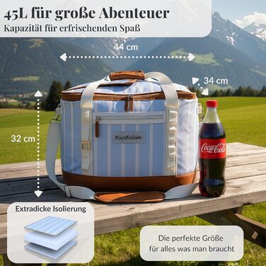 Велика термосумка 45 л PuerFolium