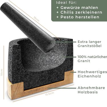 Ступка з товкачем 14 см WALDWERK