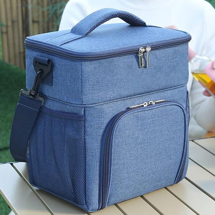 Термосумка 14 л темно-синяя Generisch