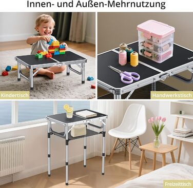 Сложный серый кемпинговый столик Anbte