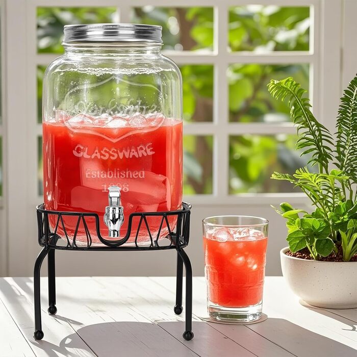 Стеклянные диспенсеры для напитков 7,6 л DHSBTLS