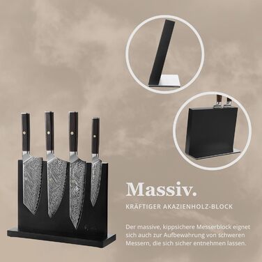 Кулінарний набір ножів з дамаської сталі Sycamore 6 ножів, 67 шарів, ядро VG10, твердість 602 HRC, ручки з клена, хлібний ніж із серрейторною заточкою, магнітний тримач для ножів, професійні кухонні ножі для точного нарізання (Culinary Asia)