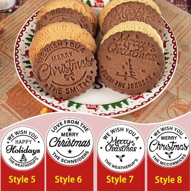 Штамп для різдвяного печива круглий 7,8 см