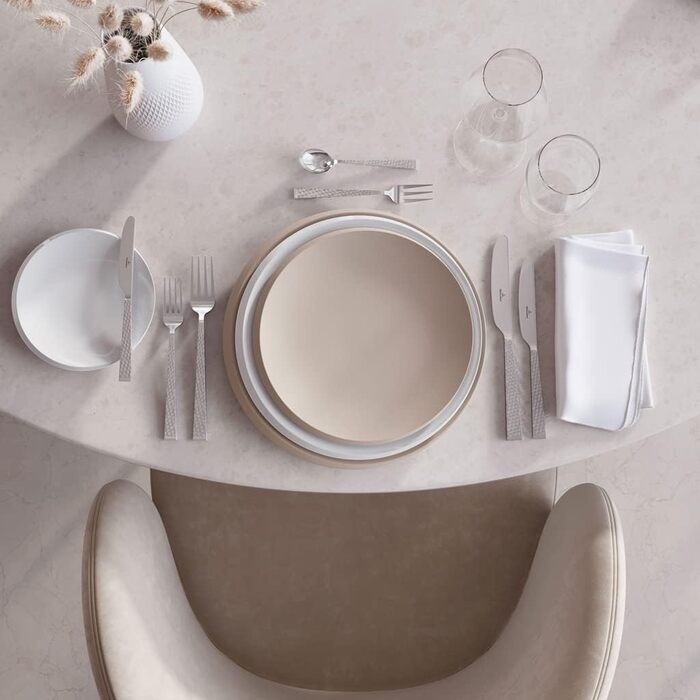 Обеденная тарелка бежевого цвета, фарфор 24 см NewMoon Beige Villeroy & Boch