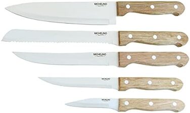 Набір кухонних ножів 6 предметів Michelino
