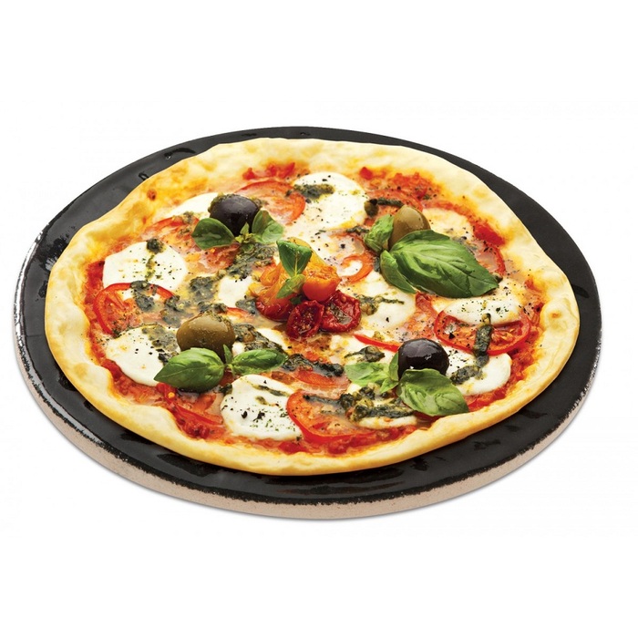 Камень для пиццы и выпечки с глазированным покрытием 38см Primo