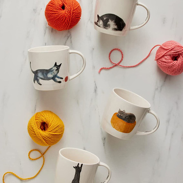 Кружка Maxwell & Williams FELINE FRIENDS Ball Of Yarn, фарфор, 400 мл