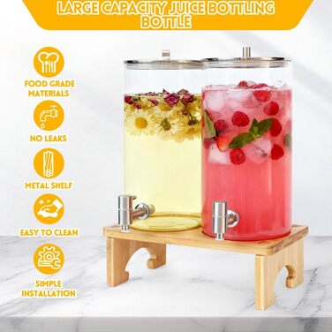 Диспенсеры для напитков со стойкой 2 х 6 л AIQII