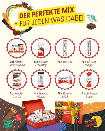 Коробка конфет с шоколадом, 31 предмета Kinder