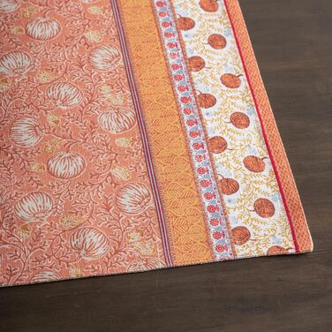 Бавовняні килимки для серветок, набір з 4 шт. , декоративні килимки для серветок, пасхальні килимки, що миються, для свят, вечерь, весни, літа (33 см x 48 см) (15 - Свято врожаю), 39Hermine 100