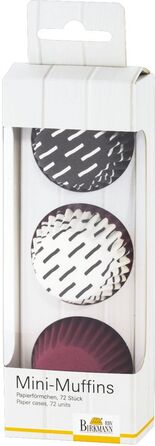 Набір форм для випічки міні-маффинов, 72 шт, 4,5 см, фіолетовий, Oh la la RBV Birkmann