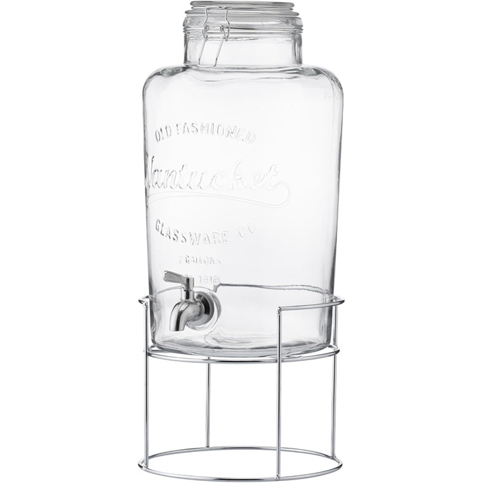 Диспенсер для напитков с металлической подставкой 8 л Navaris