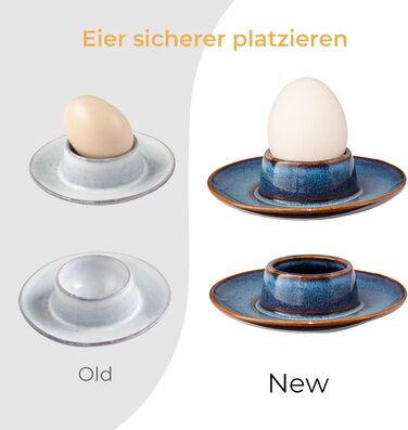 Порцелянові підставки для яєць 4 шт Bluweet