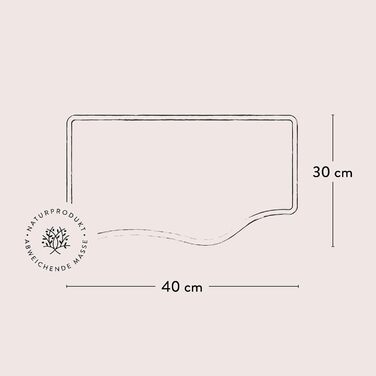 Дошка обробна з оливкового дерева 40 х 30 см das Olivenholzbrett