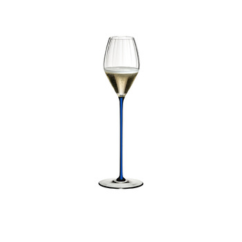 Бокал для шампанского 375 мл, синяя ножка, High Performance Riedel