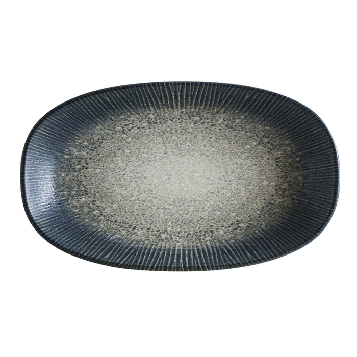 Тарелка овальная 24*14 см, синяя, Arctic Gourmet, GenWare