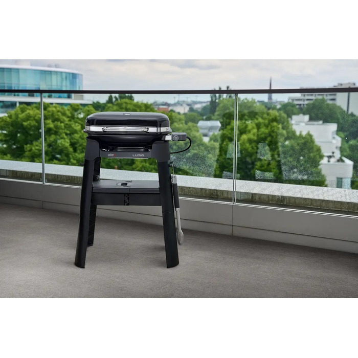 Електричний гриль Weber Lumin з підставкою чорний 92010879 Код: 010914