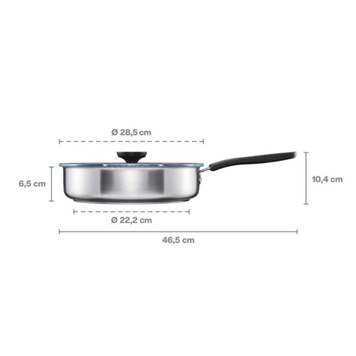 Сотейник з кришкою Fiskars Functional Form 26 см (1072314)