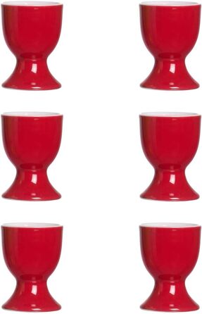 Набор из 6 подставок для яиц 5 х 6 см красный, Doppio Ritzenhoff & Breker