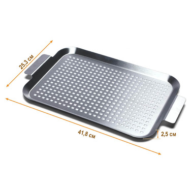 Перфорированный вок-деко 41,8 x 2,5 x 25,3 см GRILLI 777625 Код: 013399