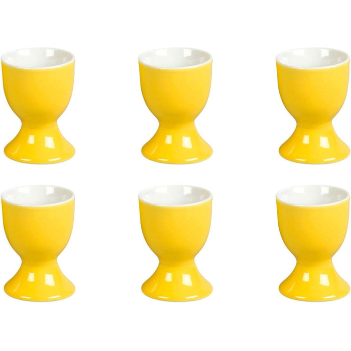 Набор из 6 подставок для яиц 5 х 6 см, желтый Doppio Ritzenhoff & Breker