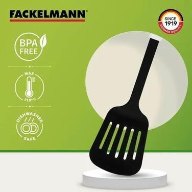 Лопатка 32 см с прорезями, черная Nero Fackelmann