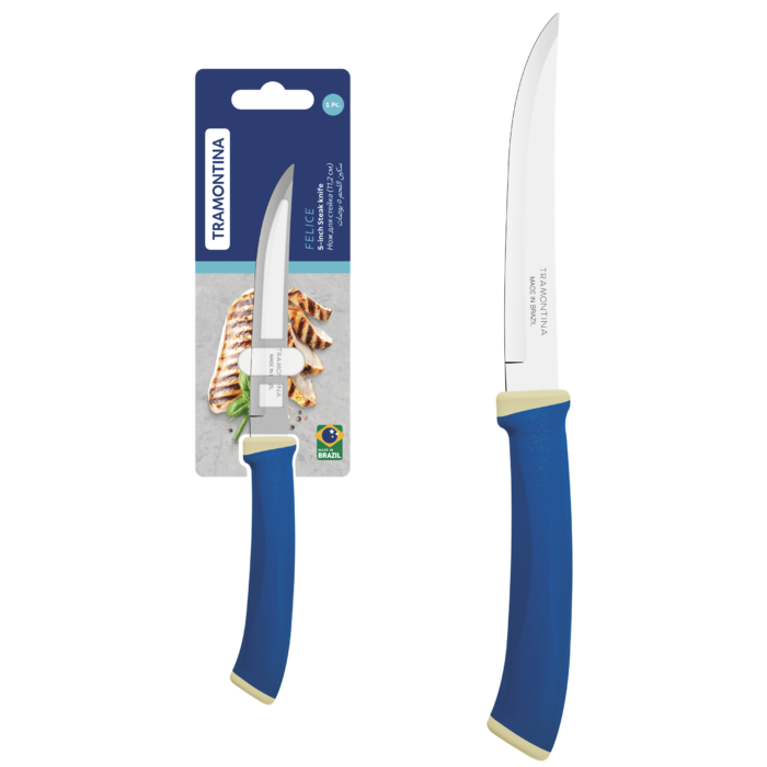 Ніж для стейку Tramontina Felice blue, 112 мм (7081471)