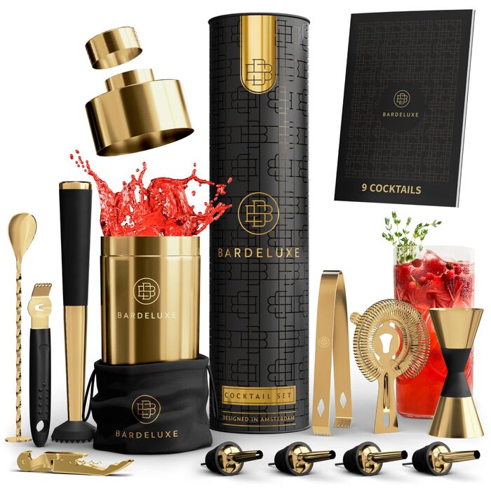 Набір для коктейлів преміум-класу 12 предметів BarDeluxe