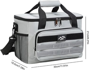 Термосумка для кемпінгу сіра Generisch