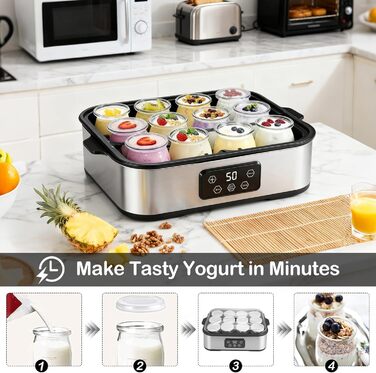 Йогуртница на 12 баночек по 180 мл TECKZOON