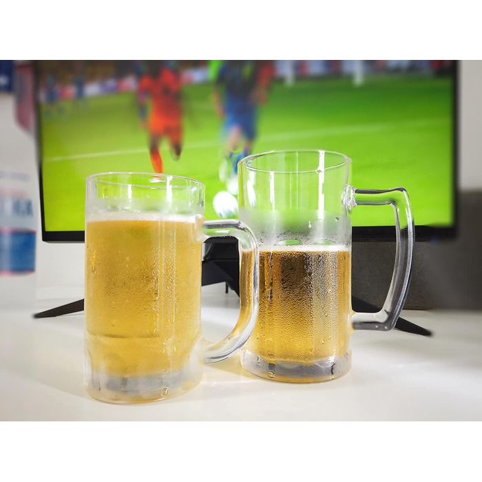 Пивні келихи з ручкою 6 шт 590 мл TUSAPAM