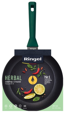 Сковорода RINGEL Herbal сковорода глибока 24 см (6806843)