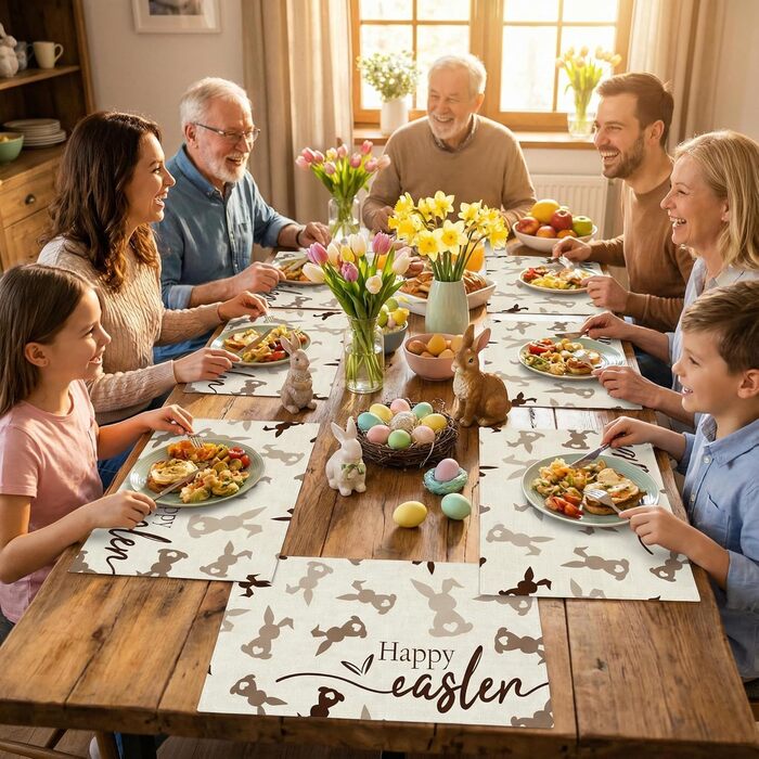 Набір з 4 серветок для столу 32 х 45 см Luzzxfa