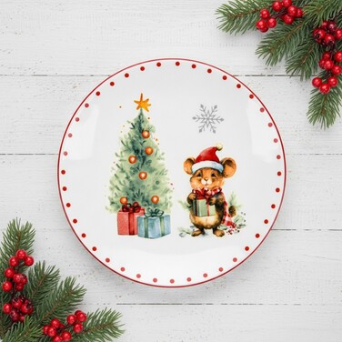 Тарілка Fissman 15 см доломіт (0365)