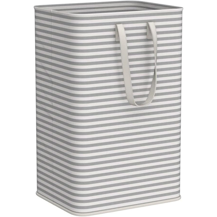 Кошик для білизни Lifewit 75 л, складний великий кошик для білизни з подовженими ручками для одягу, сірий, 2 упаковки сірий 75 л