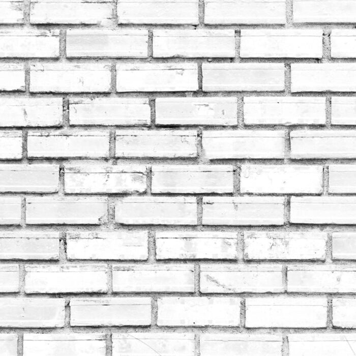 Дизайнерський кухонний фартух з алюмінієвого композиту, кухонний фартух, товщина 3 мм, 60x100 см, (білий цегляний)