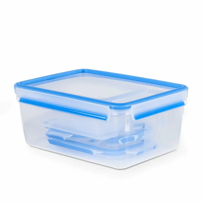 Tefal Набор контейнеров Master Seal, 5шт, пластик, прозрачный, синий