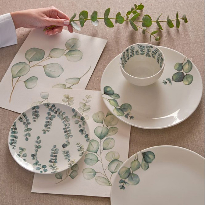 Миска La Porcellana Bianca SEMPREVERDE, фарфор, диам. 12 см