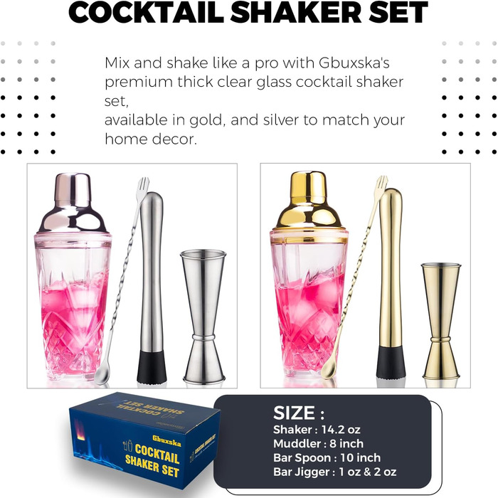 Набор для приготовления коктейлей Gbuxska