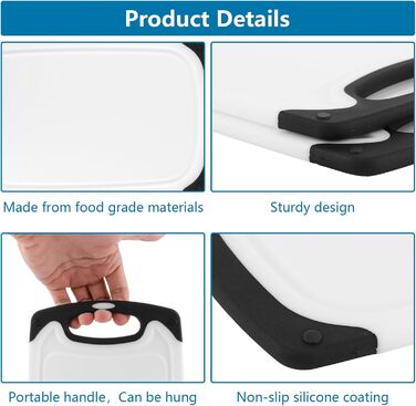 Набір із 8 пластикових кухонних дощок ZOFUN