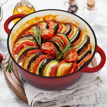 Чугунная форма для запекания 28 см/2,7 л красная joeji's Kitchen