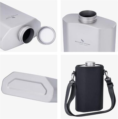 Титановый фляга для кемпинга 2,5л Boundless Voyage