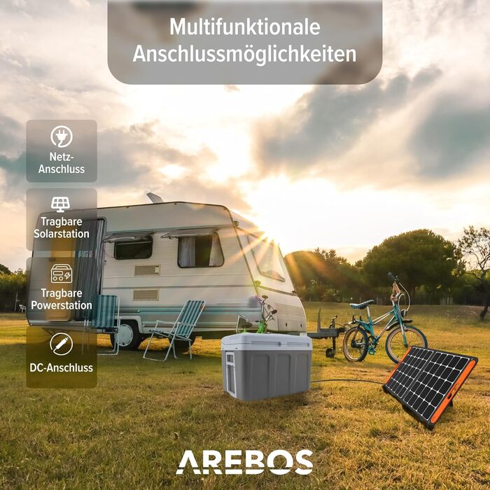 Автохолодильник 40 л чорний Arebos