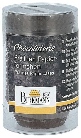 Набір форм для шоколадних цукерок, 200 шт, чорний, RBV Birkmann