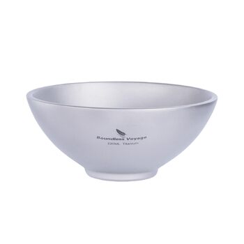 Титанова миска для кемпінгу 220 мл iBasingo